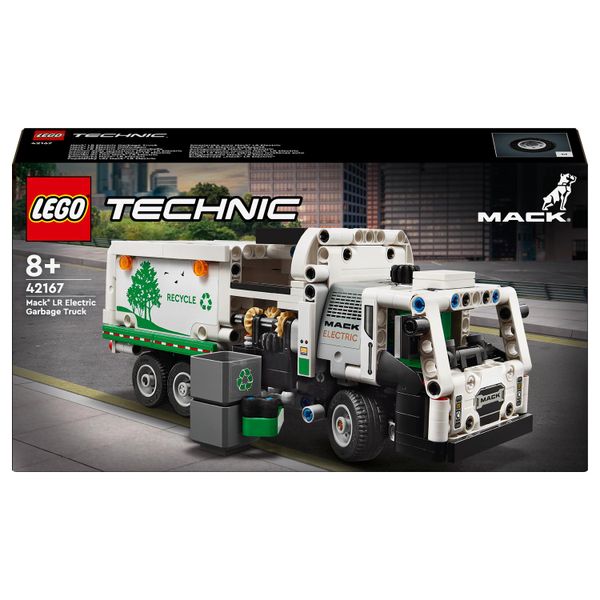 LEGO® Technic™ Mack® LR Electric Garbage Truck 42167 Building Toy Cars - 503 Pieces