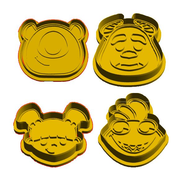 Monsters Inc 1 Cookie Cutter Set