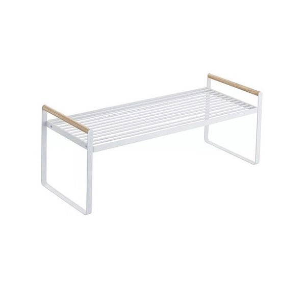 Universal Kitchen 53cm Shelf Countertop Pantry Storage Organizer Rack White