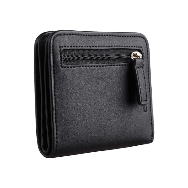 Women's RFID Blocking Bifold Wallet:Compact Mini Purse with Clear ID Window