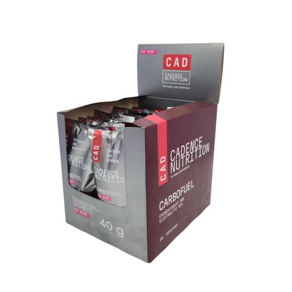 Cadence Nutrtion CarboFuel Red Berry Sachet - 20 x 46g