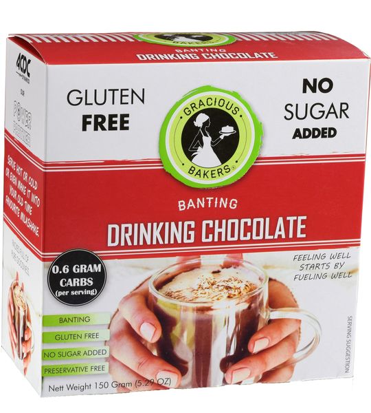 3 x Gracious Bakers - Drinking Chocolate 450g - 3 x 150g