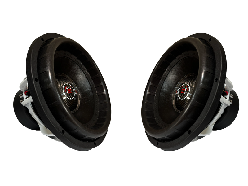 Powerbass RAGE-15D4 3500W RMS 15" DVC Subwoofer - 2 Pack