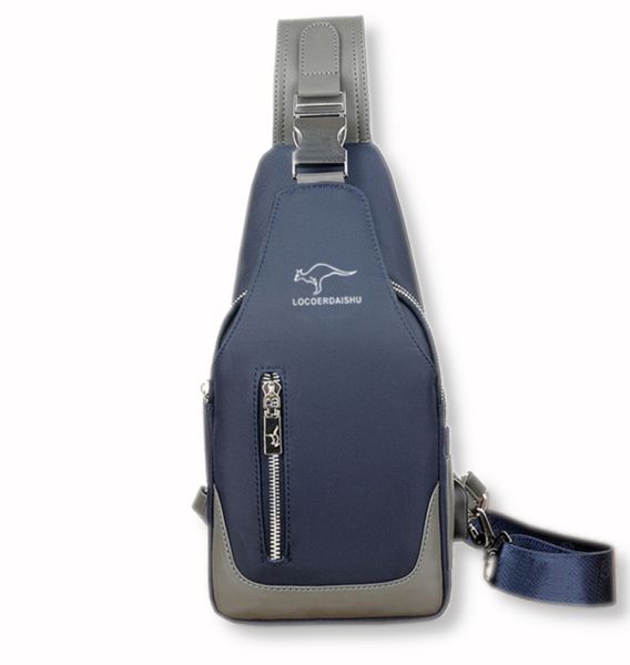Crossbody Chest Bag / Backpack - Headphone Port, Plastic Buckle
