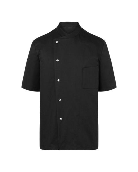 The Chef Collection Black Cotton/Twill Chef Jacket