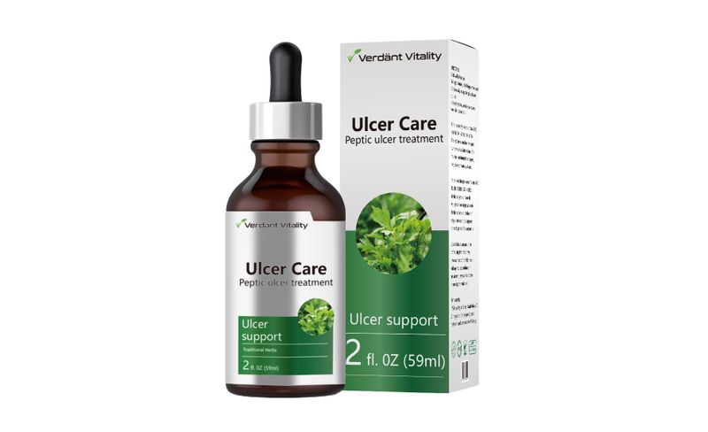 Verdant Vitality - Ulcer Care - Support for peptic &amp; stomach ulcers