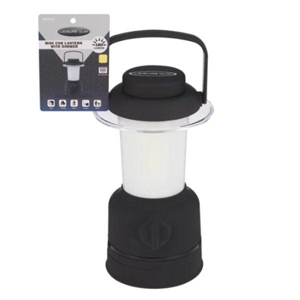 Leisure Quip Mini Cob Lantern With Dimmer 180 Lumens