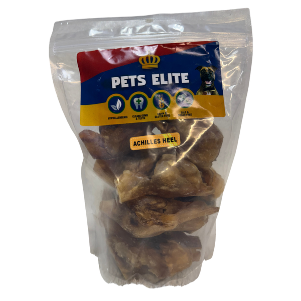 Pets Elite Achilles Heel Chew - Natural Beef Tendon &amp; Bone (10 Pack)