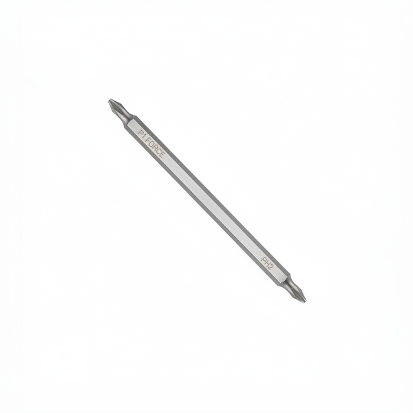 Force Double-Ended Phillips Bit P1 x PH2, 165mm Long, 1/4 Inch Hex