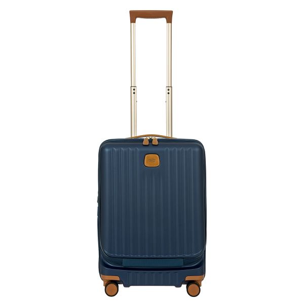 Bric's Capri - 55cm Trolley with Pocket - Blue