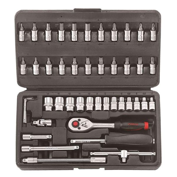 Force 1/4" Socket set 46pc