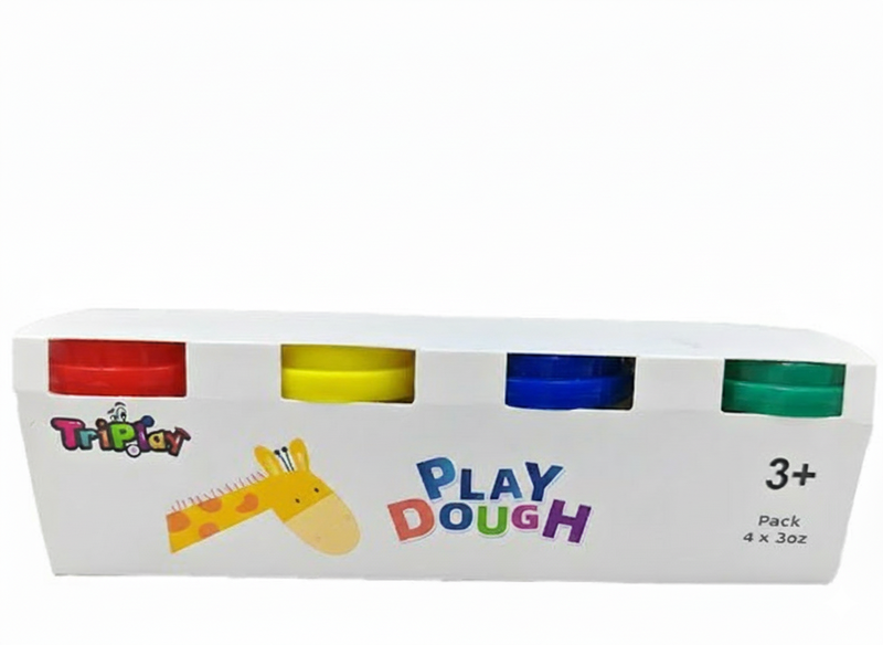4-Pack Kids Modeling Dough - Creative Fun Play for All Ages, 85g Each