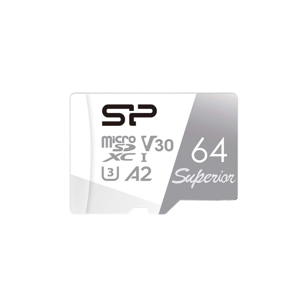 Silicon Power - Superior A2 - 64GB - 4K micro SDXC Memory Card