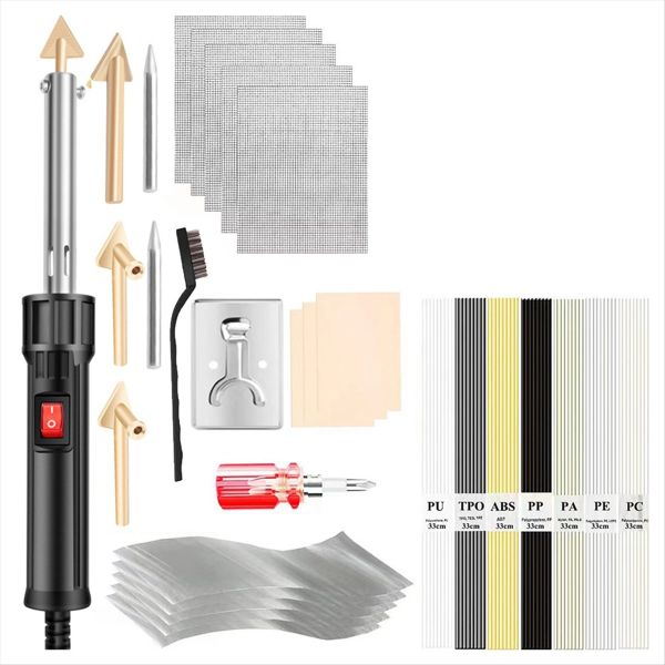 Plastic Welding Kit 150W Plastic Welder Soldering Iron Compatible with None