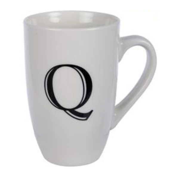 SD Homeware - Letter Q Mug (2 x 400ml)