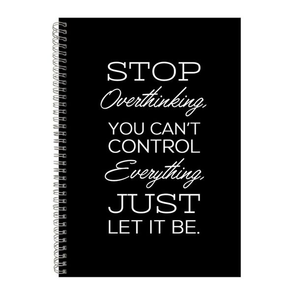 Be A4 Notebook Spiral and Lined Motivational Saying Graphic Notepad Gift159