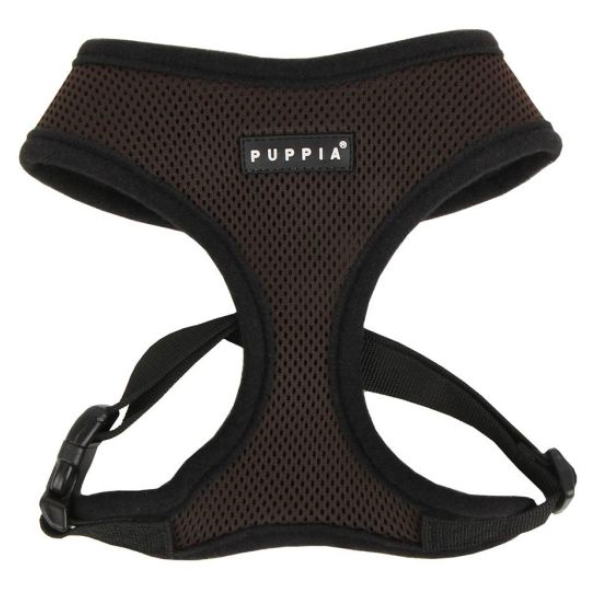 Puppia Soft Mesh Dog Harness - Chocolate