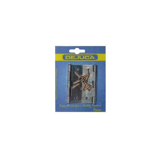 Dejuca - Butt Hinge - Sc - 75mm - 1pair/Card - 3 Pack