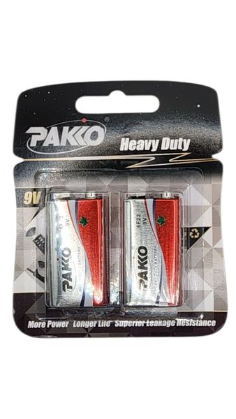 9V Battery 0% Mercury 2 Pcs - Pak Ko
