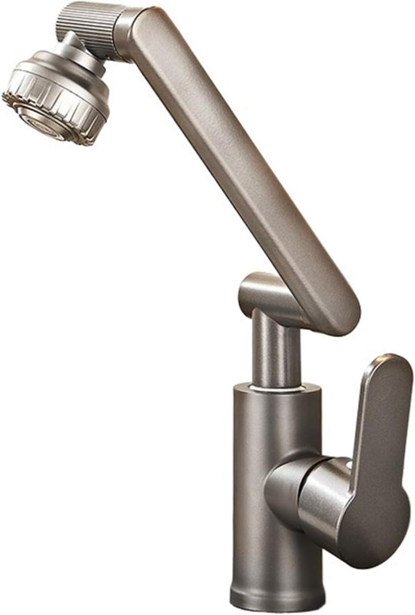 360 Rotatable Pull Out Kitchen Faucet, Rotation Stream Sprayer & Mixer