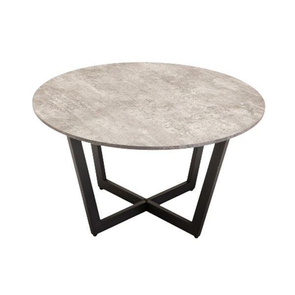 Rose Round Coffee Table - Grey Concrete - 80cm