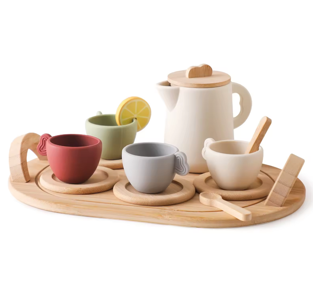 Treasure Toys - Wooden Tea Party Set for Kids