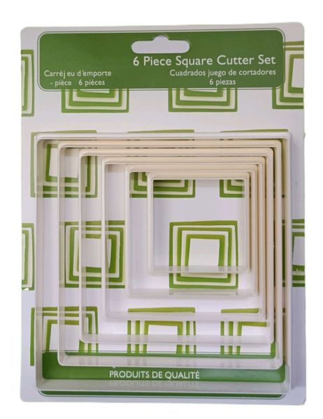 6 Piece Square Cutter Set