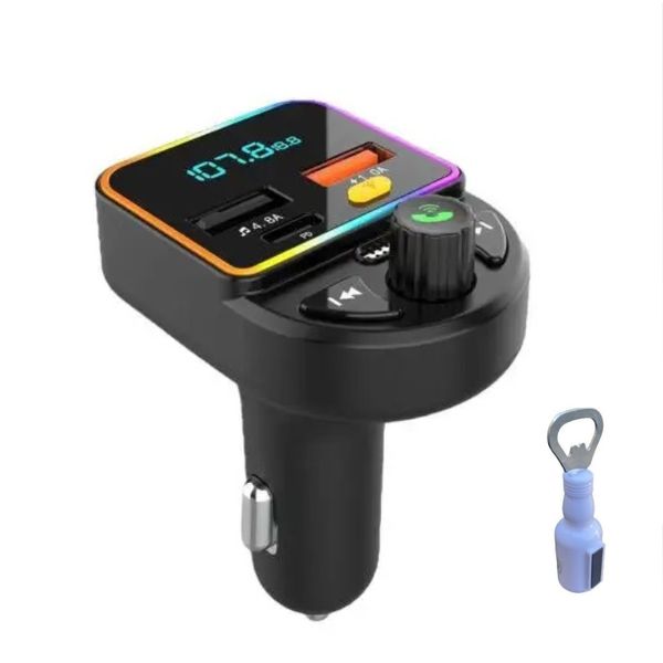 AS-50904 FM Modulator 2 USB 1 PD Charger With Bottle Opener