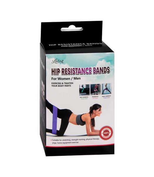 Men/Women Hip Resistance Exercise &amp; Tighten Band Box