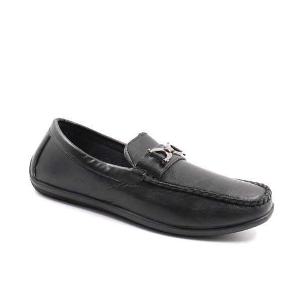 Mens Mocassin With Metal Trim