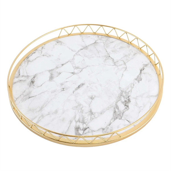 Round Household Simple Snack Dried Fruit Plate B L