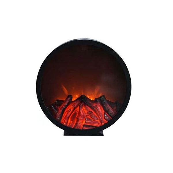 32cm LED Round Shape Realistic Flame Effect Simulation Lantern