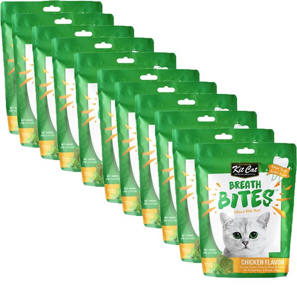 Kit Cat Chicken Breath Bites - 11 x 60g