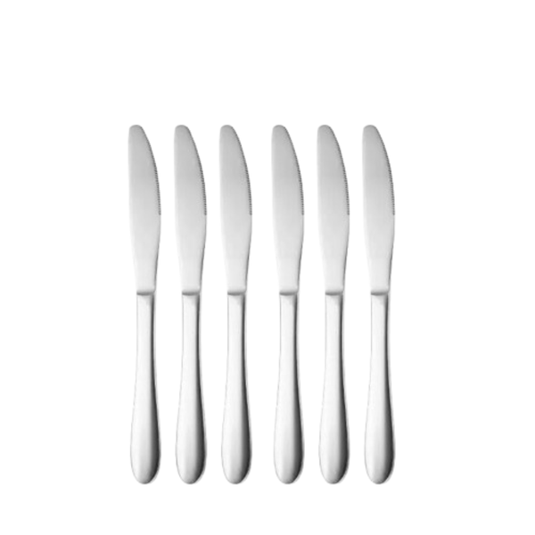 G19-2-16 Elegant 6-Piece Stainless Steel Knife Set