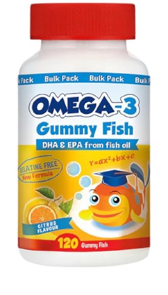 Omega-3 Gummy Fish Star Kids 120 Gummies