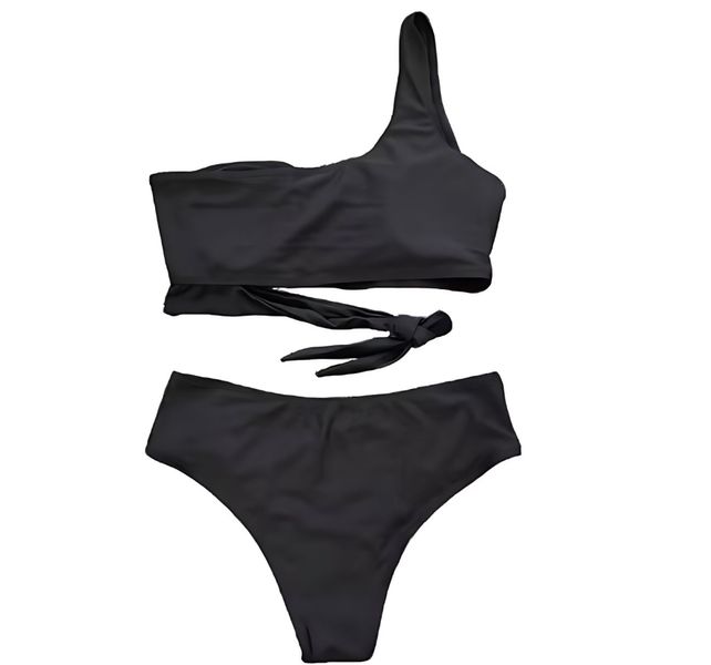 Women's One - Shoulder Strappy Bikini - 2 Piece Swimsuit