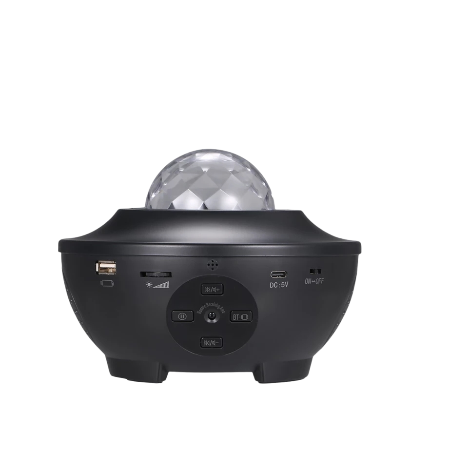 led projector night light bluetooth speaker with remote control