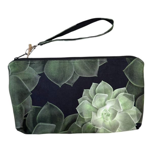 Floral Make Up Bag - Protea and Fynbos Print