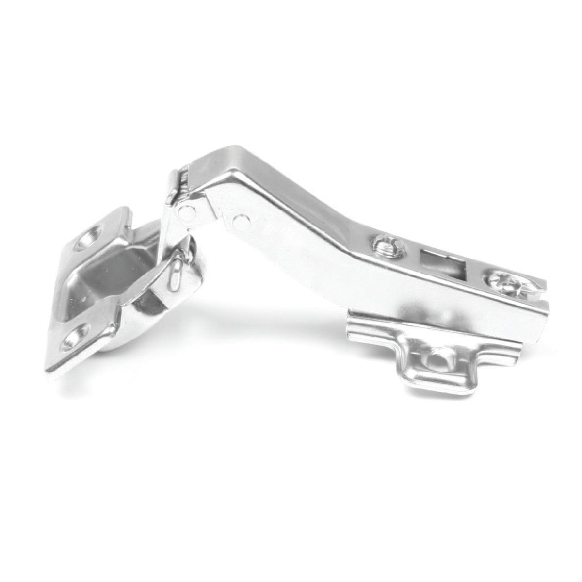 ROCO 45 Degree 4 Hole Base Plated Cupboard Hinge