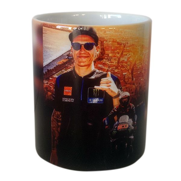 Moto GP Bikes `Look` - Coffee Mug - Fabio Quartararo-Monster Energy Yamaha