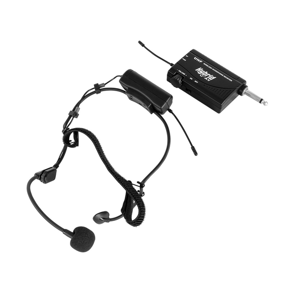 Hybrid U-AV Aerobics Microphone Headset - 16-Channel UHF Wireless System