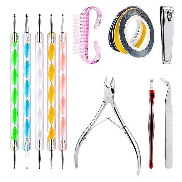 Nail Art Sculpture Pen - 15 Piece