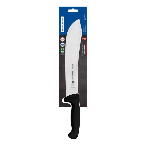 Tramontina 10" (25) Professional Meat Knife with Black Polypropylene Handle