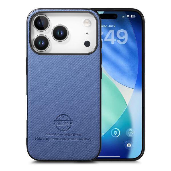 Fabric-Textured Leather Shockproof Phone Case Compatible with Honor 200 Pro