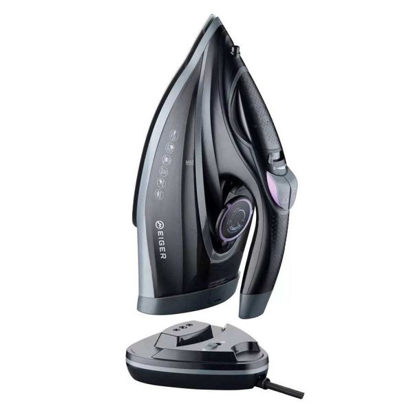 Eiger Angato 2200W Cordless Steam Iron - Ceramic Soleplate Fast Reheat