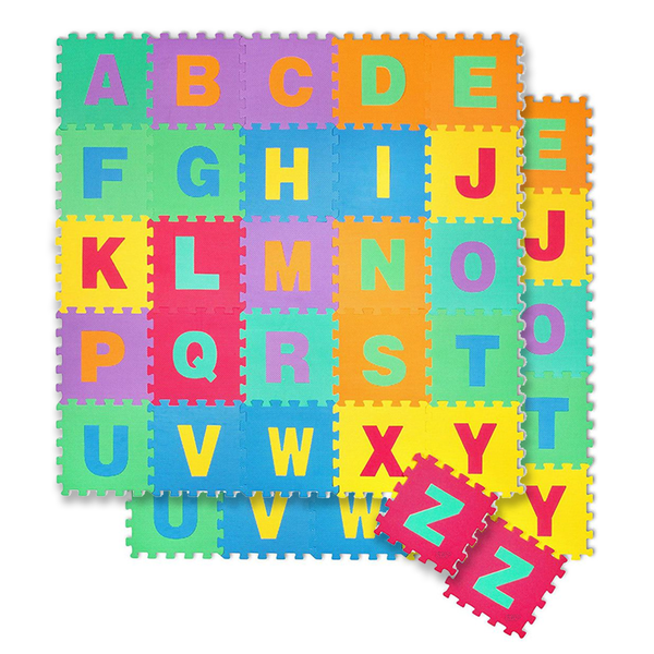 Educational Alphabetical Foam Puzzle Mat | Set of 2 | 26 Pieces Each