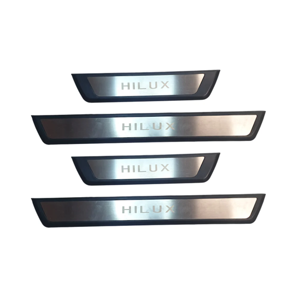 Scuff Plates Compatible with Toyota Hilux GD6 2016+
