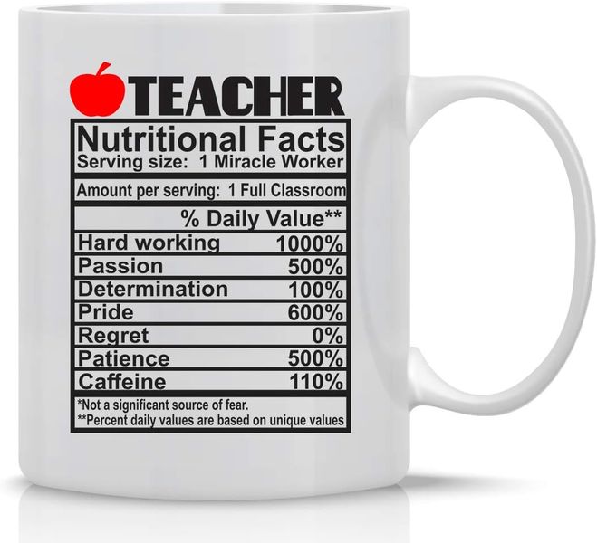 Teacher N Facts-Mother's Day-Valentine-Father's Day-Christmas Gift Mug