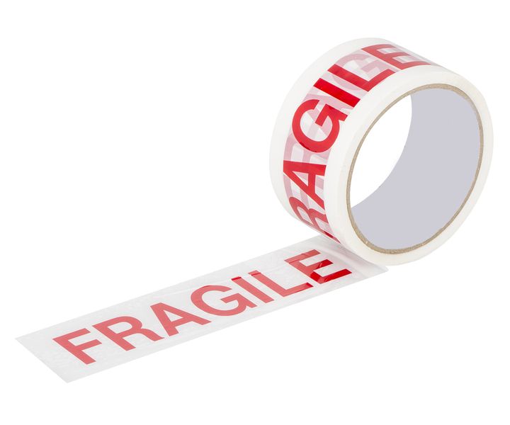 300m Fragile Printed Packaging Tape - 48mm x 300m
