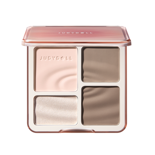 Judydoll 2 IN 1 Highlighter &amp; Contour Palette - All-in-One Bronzer, Blush